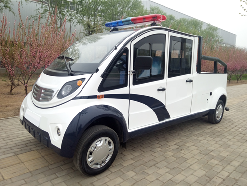 玉兔0號泰山5座封閉型電動皮卡車